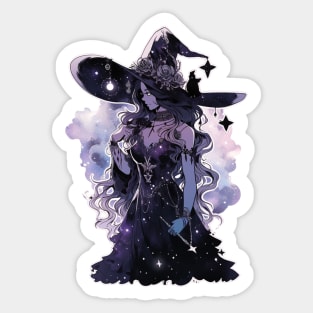 Pastel Goth Astrology Witch Sticker